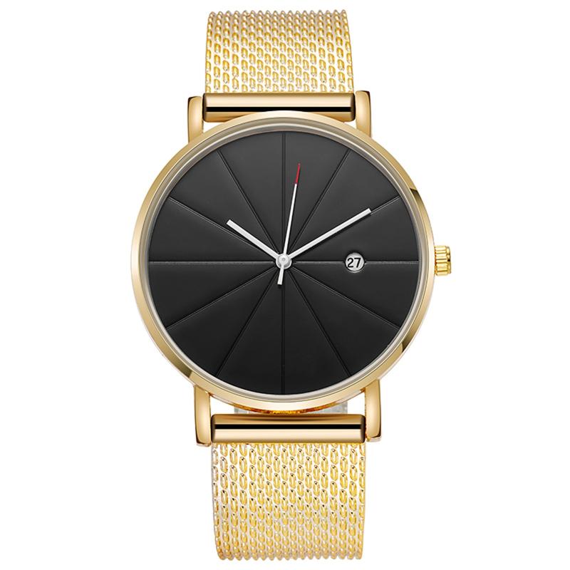 

Wristwatches 2021 Watch Men Luxury Fashion Stainless Steel Mens Glass Quartz Analog Watches Casual With Calendar Montre Homme