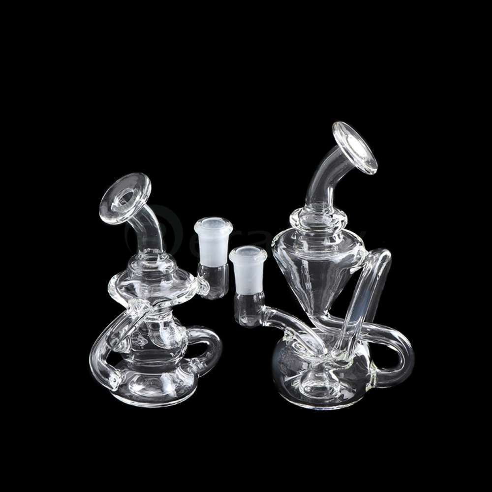 

Recycler Water Two Styles Clear Thick Water Beaker Heady Oil