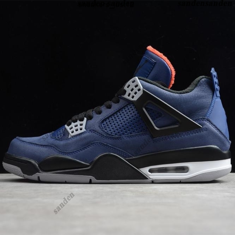 

JUMPMAN 4 Retro Blue GS LOYAL WHITE HABANERO RED BLACK schoenen size 40-46 wedge sneakers women s trainers, #1