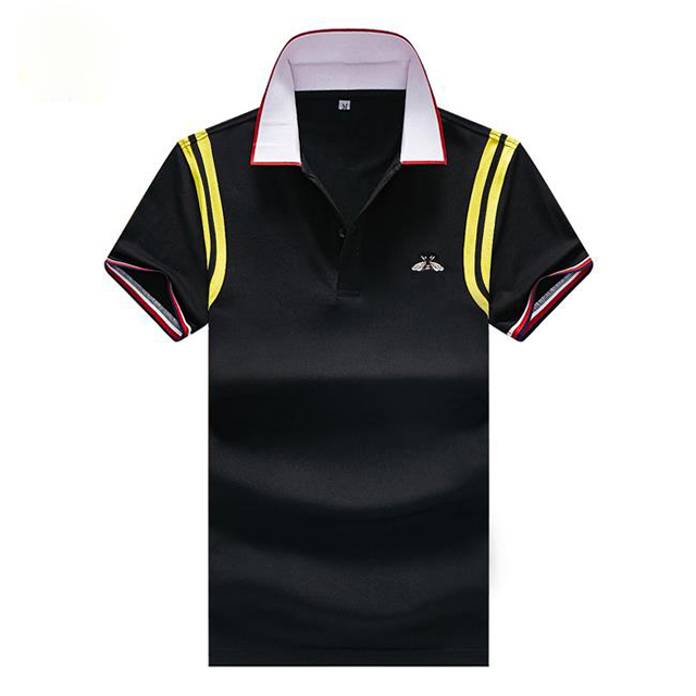 

Luxurys Designers Mens Dress polos Handbags Designe T Shirt Summer Breathable Loose For Men Women Couple Hip Hop Streetwear tops Fashion 100%cotton short sleeve #88, Black