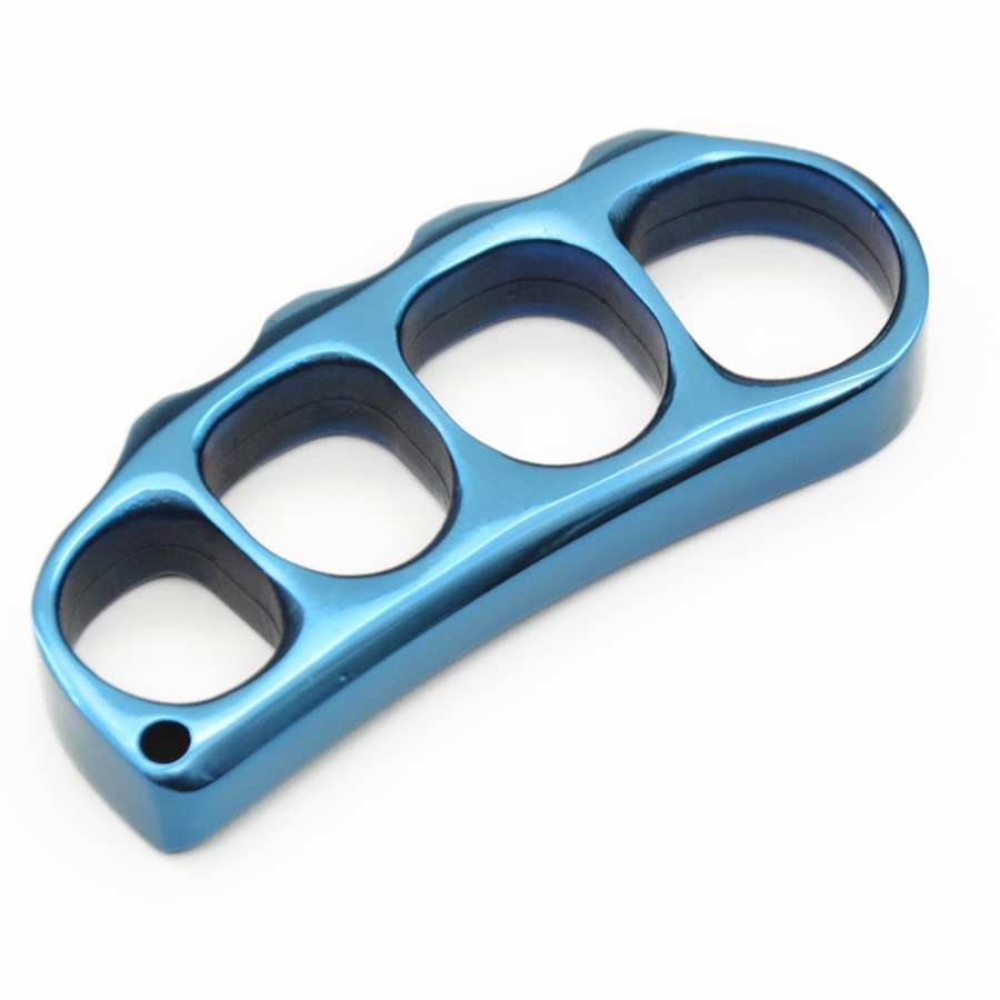 

Stainless Steel Outdoor Finger Tiger Fist Buckle Self Defense Legal Supplies Four Thick Ring Hand Brace WMFV702
