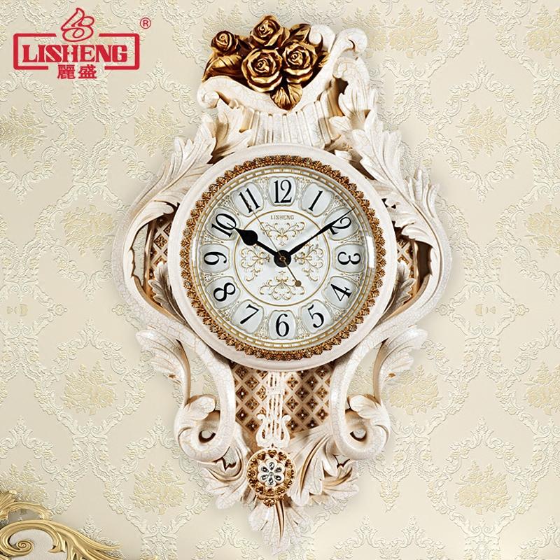 

Large Decorative Luxury Wall Clock Art Silent Antique European Retro Creative Orologio Da Parete Home Garden BL50WC Clocks