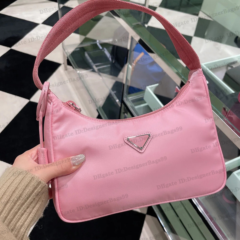 

Luxury Handbag Shoulder Bag Waterproaf Ladies Wallet Women Nylon Underarm Crossbody Hobo Purses Disco Handbags Designers Tote Bags, Red