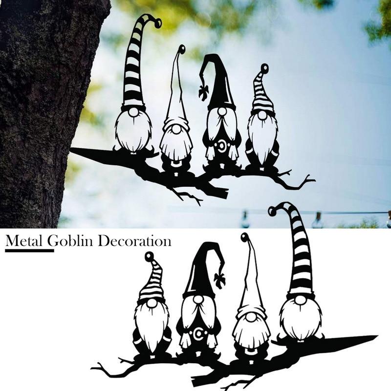 

Metal Branch Home Garden Decoration Sign Lawn Yard Decor Art Sculpture Statue Easter Spring Halloween Decorations