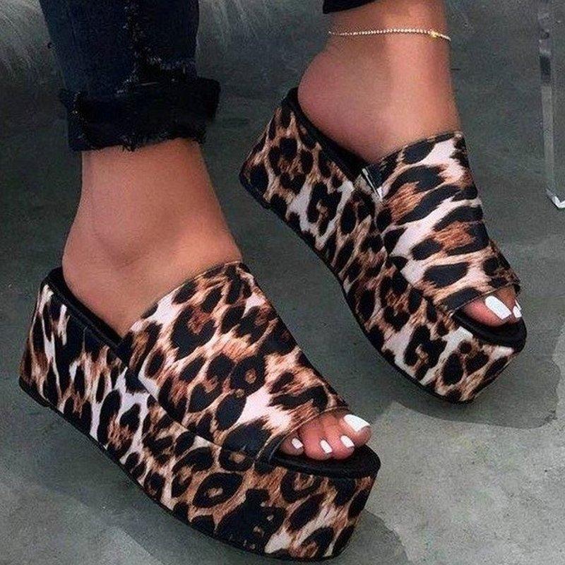 

Summer Sandals Women Wedges Shoes Pumps High Heels Flip Flop Chaussures Femme Platform Sandalia Feminina 2021 Slippers, Black