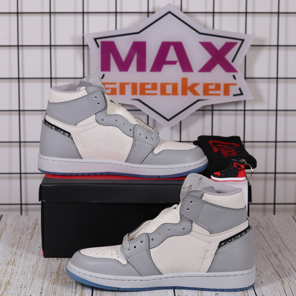 

jumman 1s basketball sneakers University Blue collection shoes Light Smoke Grey High OG Twist Lucky Green Bio Hack Royal chicago Toe