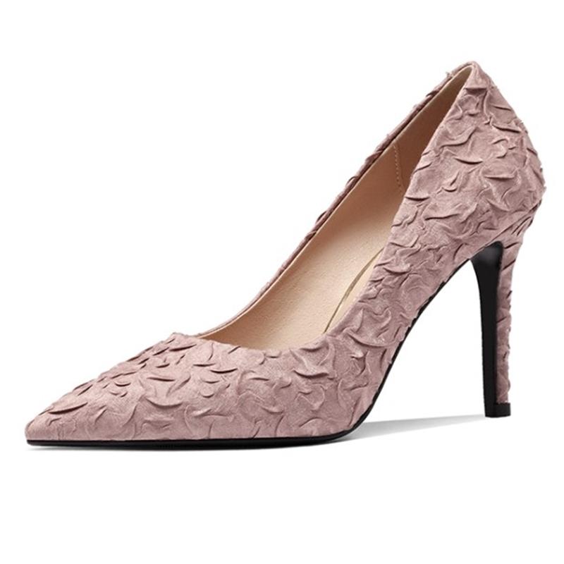 

Soft Comfortable Women Dress Shoes Elegant Office Lady High Heel Trendy Slip On Stiletto Heels Fancy Pumps Big, Black