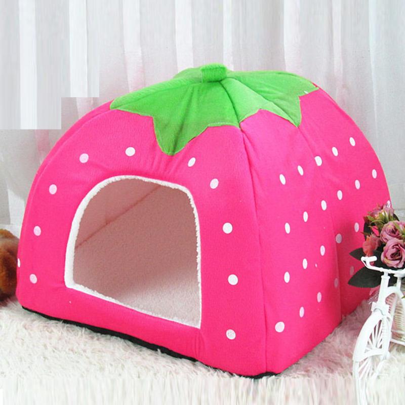 

Dog House Pet Wave Point Cat Strawberry Supplies Kennels & Pens