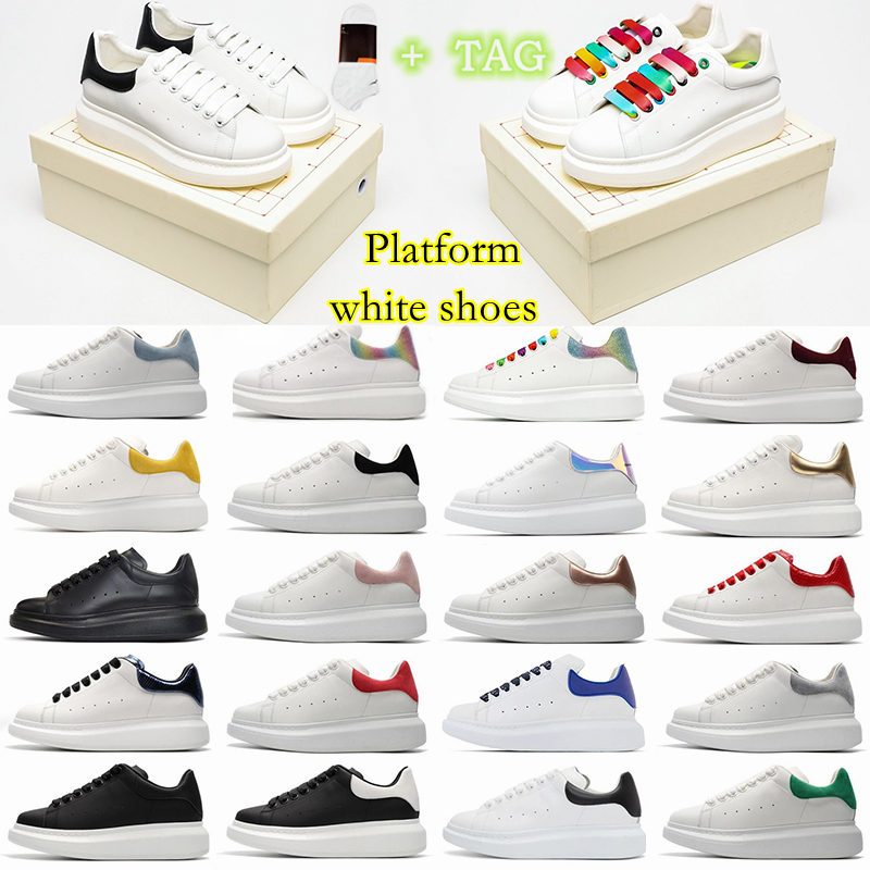 

[With Box] designer white Black shoe High Quality classic suede velvet leather men womens flats platform oversized sneaker shoes espadrille flat sneakers 36-46