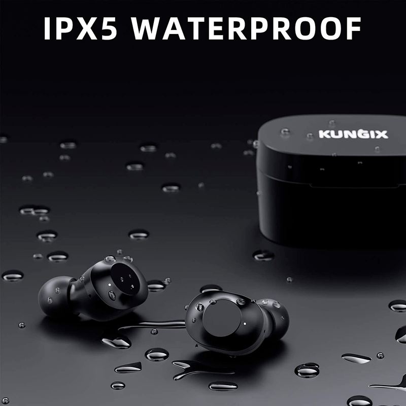 

Bluetooth 5.0 headset, wireless Bluetooth headset CVC8.0 noise reduction Aptx mini TWS stereo wireless earbuds in-ear portable