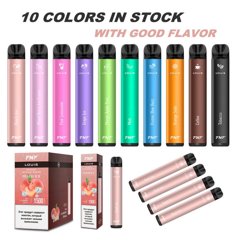 

Disposable Vapes-Pen Electronic Vapes Cigarette Vape Pen Ecigarette 850mAh Battery 5ml 1500 puffs 10 Colors With Good Flavor Electronic-Cigarette