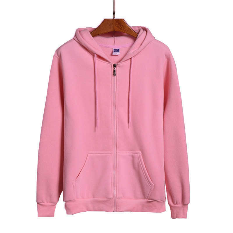 

High Quality New Pink/Black/Grey/Red Hip Hop Street Sweatshirt Skate Male/Female Pullover Hoodie Men's zipper Hoodie Y0906