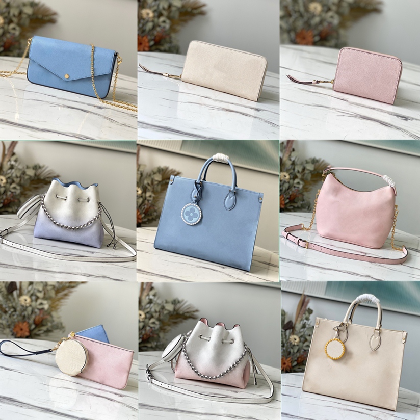 

Vintage Gradient Onthego By The Pool Felicie Pochette Shoulder Bags Trio Designers Purses Wallet Women's Messenger Shopping Bag Crossbo