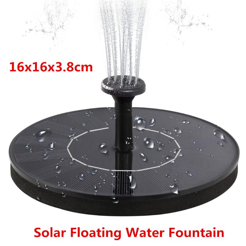 

Floating Solar Fountain Water Garden Fountains Waterfalls Power Bird Powered Pump Birdbath Fountai Decorations