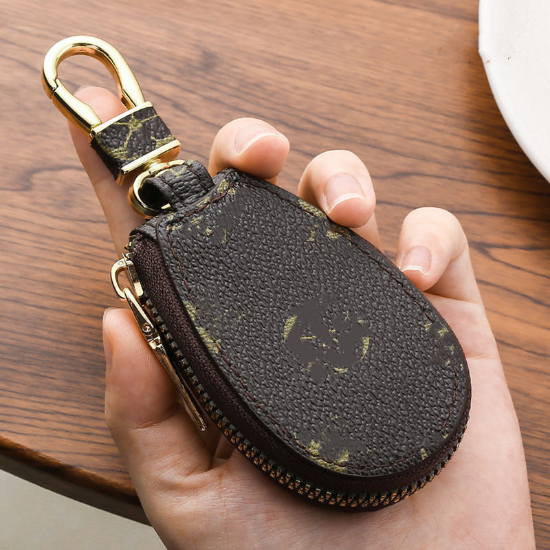 

Luxurys Coin Purse Letter Printing Keychains Metal Buckle Handmade Unisex Designer Men Women Pendant key case Wallet Accessories