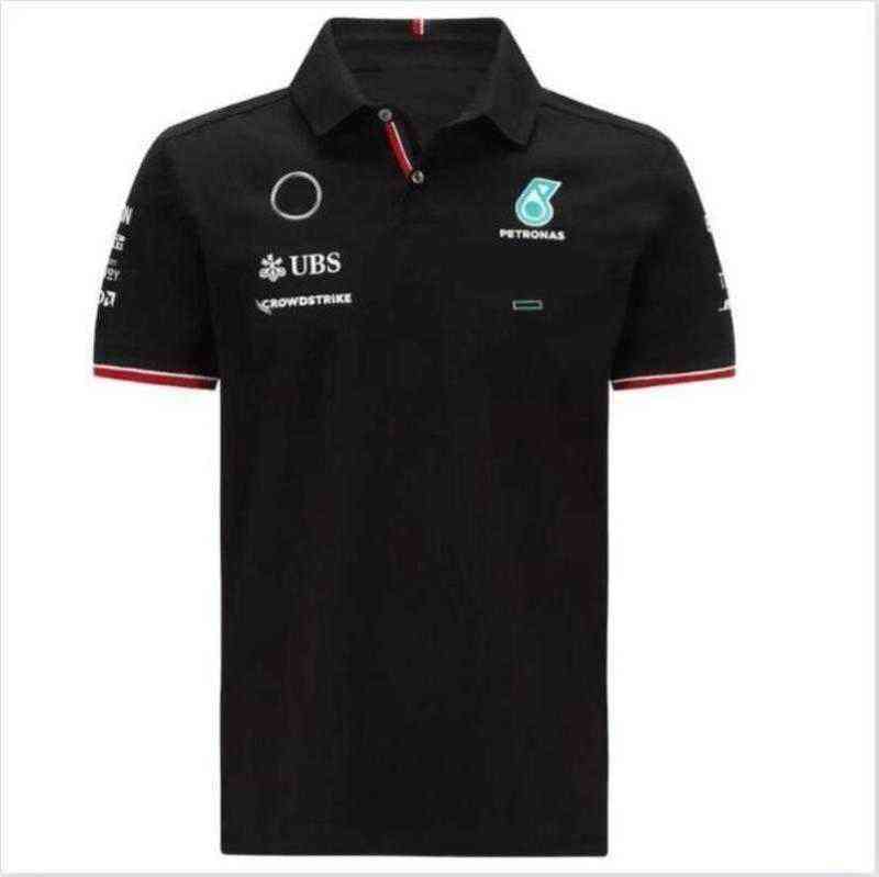 

Luxury Petronas Designer Mercedes Men' t Shirts Amg Top F1 Formula One Racing Polos Women Casual Short Sleeve T-shirts Benz Polo Lewis Hamilton Team Work Clothes 50m8