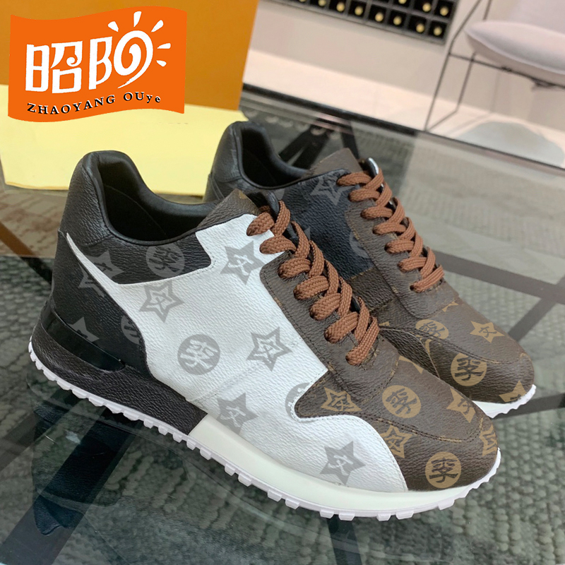 

2022 spring and summer new fashion trend leather lace up flat shoes color matching thick soled women's leisure sports shoes, Woman white