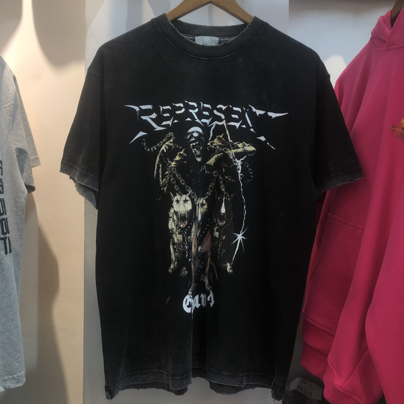 Men's T-Shirts Representing tension terrier vintage male shirt represent t-anguished detailing high quality short sleeve tops-image-693446651