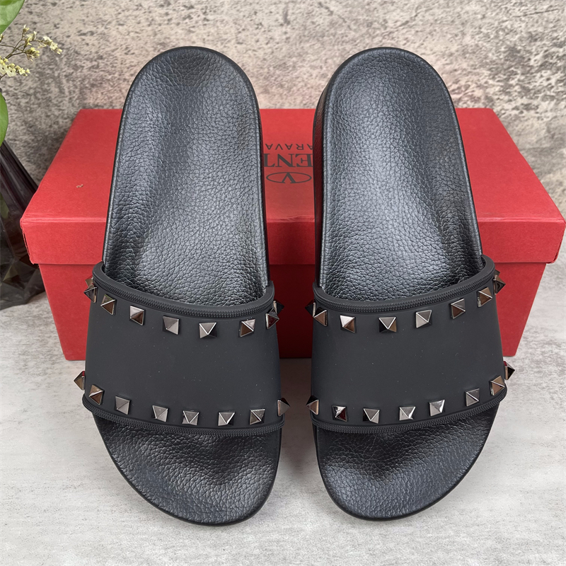 

2022 Fashion Slippers Slide Summer Top Quality Wide Flat Sandals Flip Flop Orinigal slipper Size 35-46, H-5