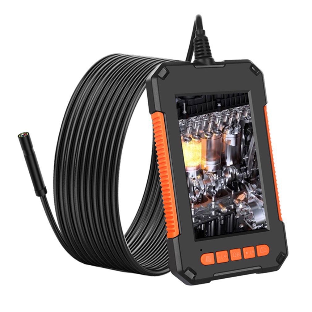 Mini Waterproof Cable Inspection HD1080P Camera 8Mm Usb Endoscope Borescope 8 Led Lighting 4.3 Screen 2/5/10M Options-image-692361831