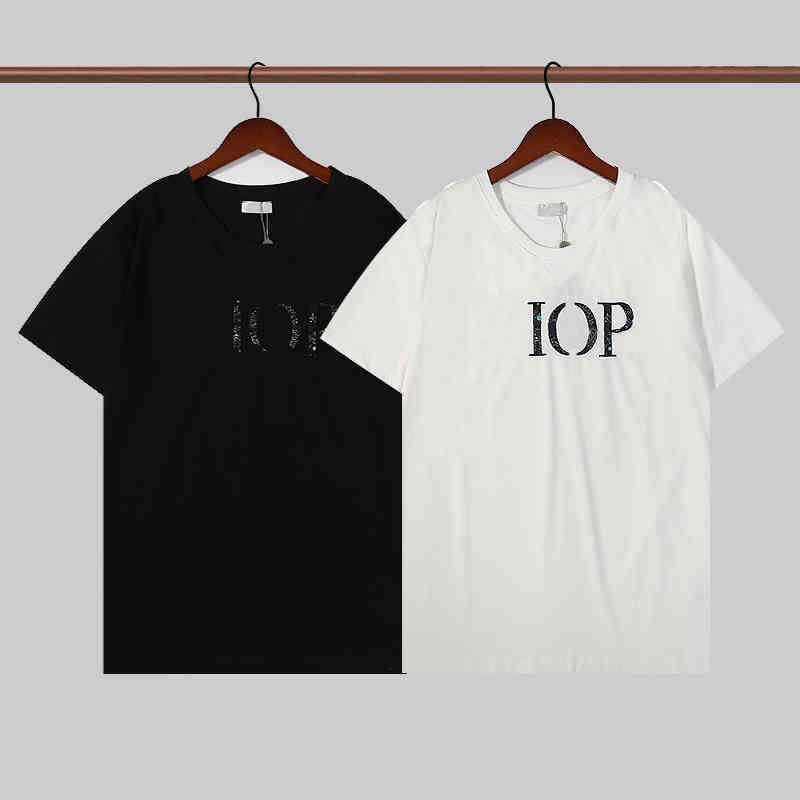 

T-shirt 21 autumn/winter fashion new D**O**R letter logo double yarn fabric men and women the same round neck short T-shirt trend 1102-06, 01