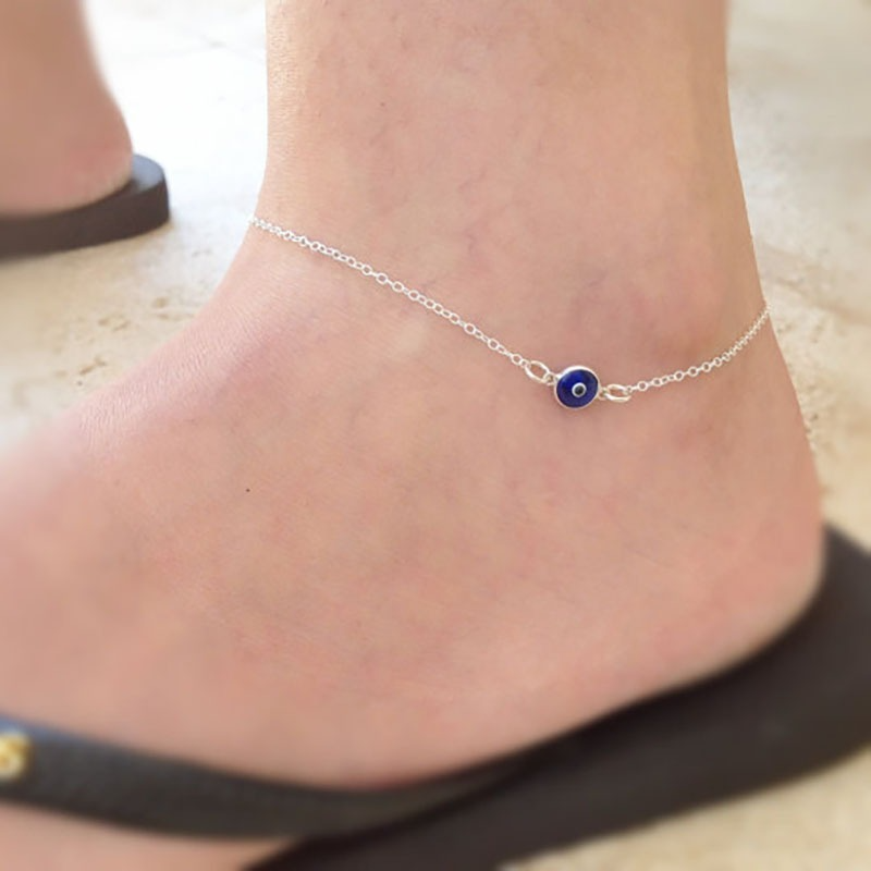 

Ladies Evil Eye Alloy Plating Simple Cheap Anklet