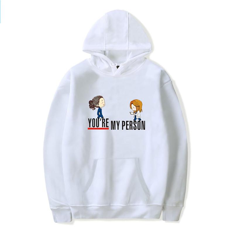 

Men's Hoodies & Sweatshirts 2D Hoodie Tumblr Grays Anatomy Harajuku Women's Spring Jacket Casual Sweatshirt Gray's Cute Boy Girl Print, Black