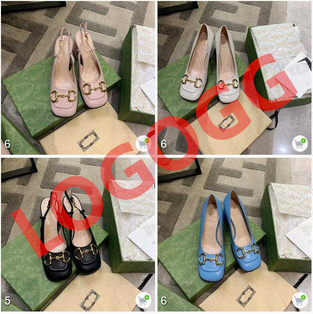 

2020 Mid Heel Sandals 100% Leather rough heel woman shoes fashion Metal buckle Sexy sandals Soft cattle Womens beach Large size 41-42 g2021