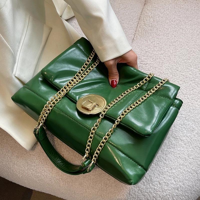 

Evening Bags Embroidery Thread Crossbody Messenger For Women 2022 Small PU Leather Trend Fashion Chain Side Bag Shoulder Ha