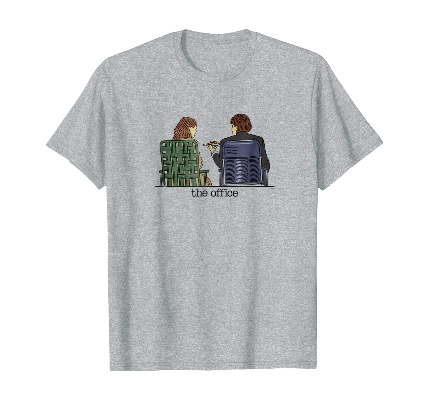 The Office - Jim and Pam Roof Date T-Shirt-image-702620194