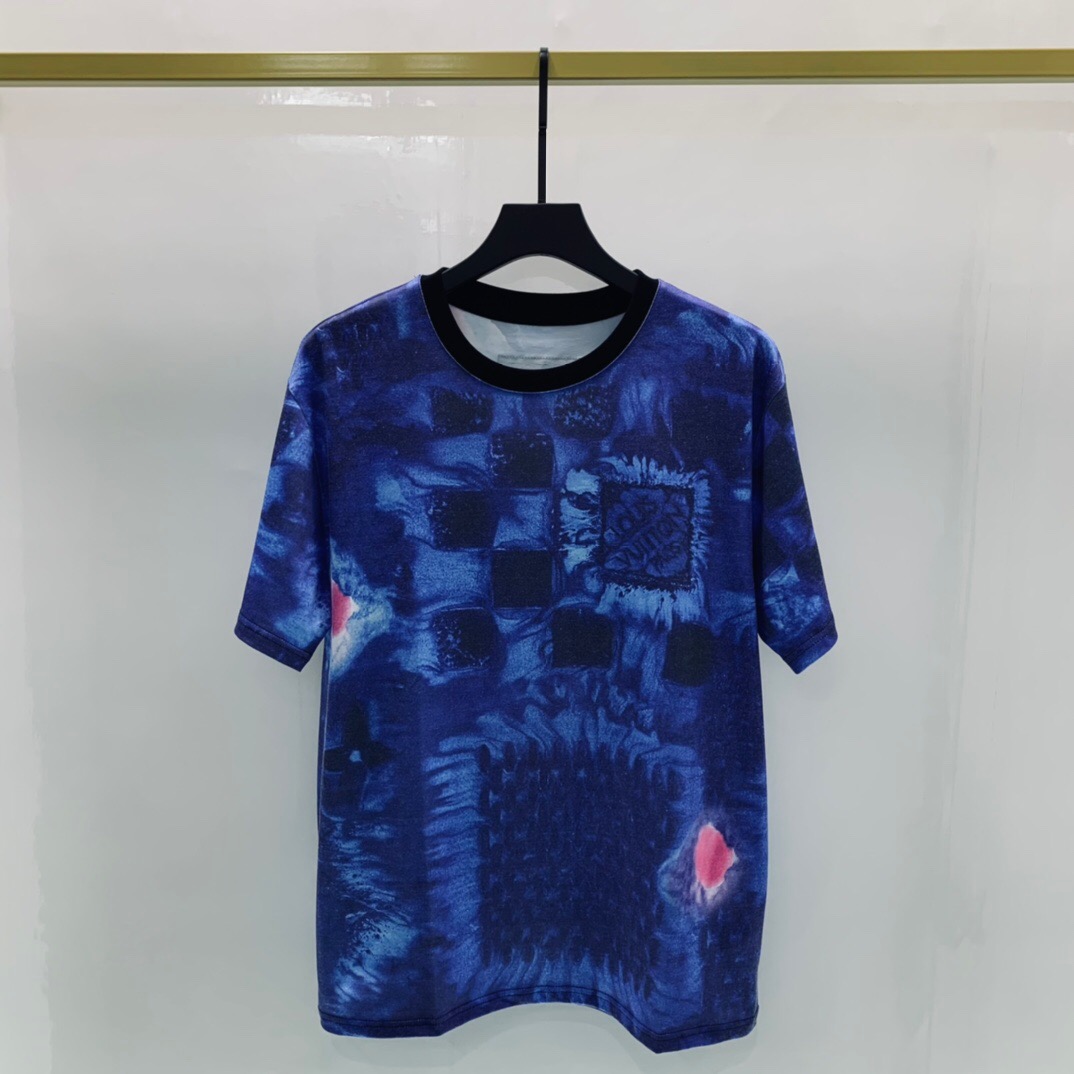 

2021 designer fashion Men's Casual tops T-shirt, a variety of styles and colors, ultra high quality comfortable fabric, outdoor casual short.c4, Blue
