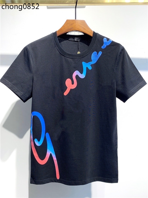 

2021 Designers summer t shirts Mens Women Casual T-Shirt With Letters Print Man Short Sleeves Clothes 20ss001, White;black