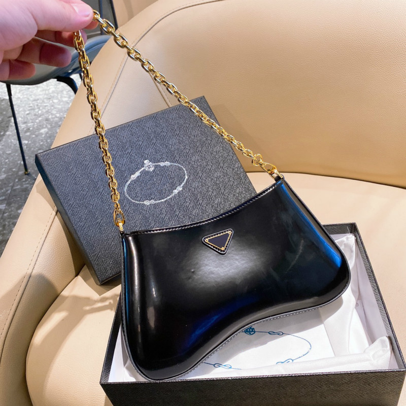 

Classic Luxury Ladies Baguettes Handbags Underarm Purses Designer Shoulder Chain Bags Small Totes High Quality with Dust Bag PD21010101, This price option is not for sale.