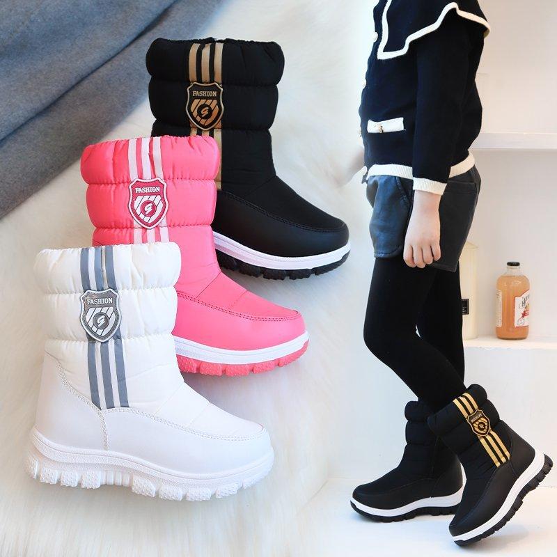 

Boots Waterproof Winter Snow Women Ankle Fur Plush Down Shoes Tassel Black Booties Fashion Botas Mujer Invierno 2021