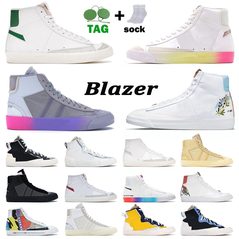 

Blazer Mid 77 Vintage Running Shoes For Mens Womens Have A Nik Good Game Off Catechu Indigo White Wolf Grey Black Multi-Color Thermal Sports