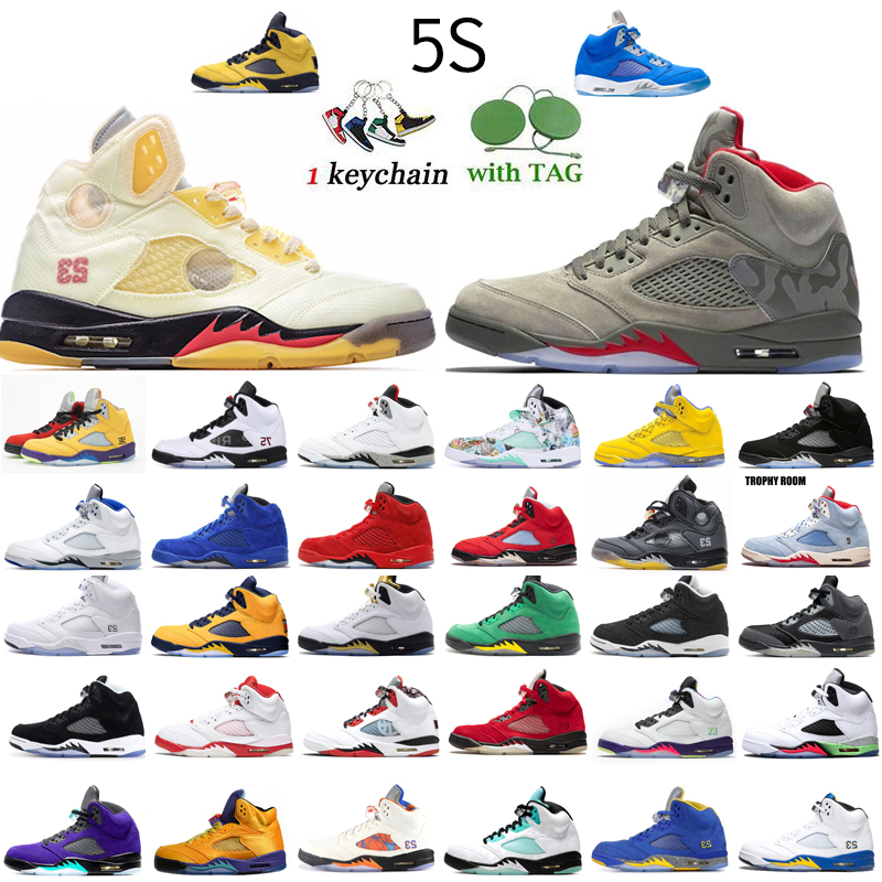 

Jumpman 5s Bluebird UNC mens basketball shoes University Blue Oregon Ducks Electric Green Raging Bull Anthracite 5 sail Oreo Quai 54 Gold Hoops sports sneakers, 1 alternate grape