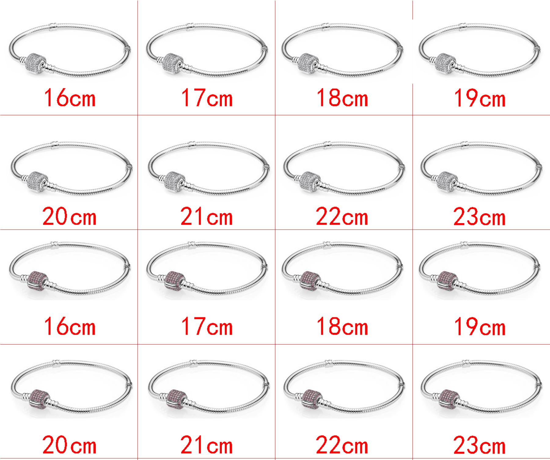 

2021 new style 925 sterling silver classic fashion DIY cartoon creative basic chain bracelet jewelry factory direct sales