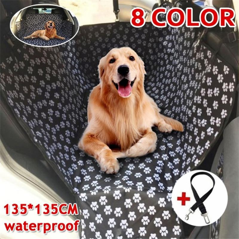 

Dog Car Seat Covers Carriers Waterproof Rear Back Pet Cover Mats Hammock Protector With Safety Belt Transportin
