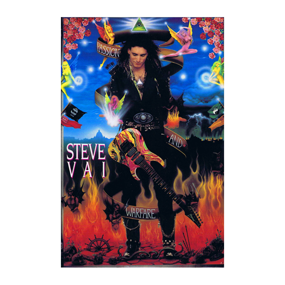 Steve Vai Passion And Warfare Poster Painting Print Home Decor Framed Or Unframed Photopaper Material-image-700628590