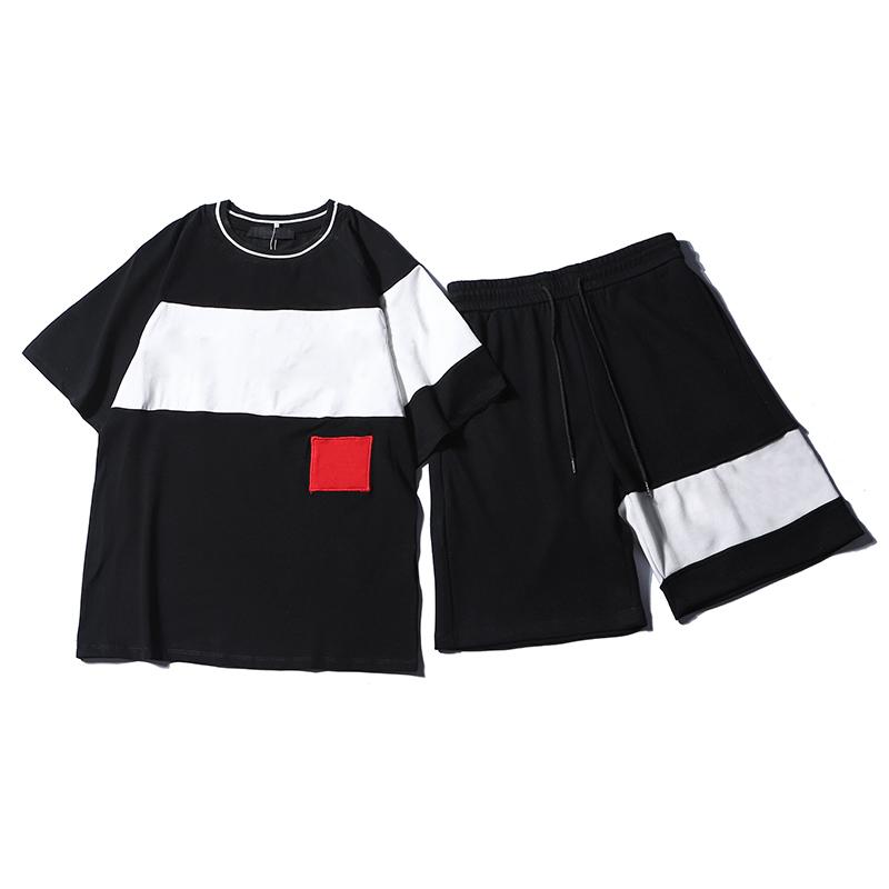 

Men's T-Shirts Suit Brand-name Luxury Men's Summer Round Neck Sweat Absorbing Short Sleeves Outdoor Breathable Cotton Print Couple, White;black