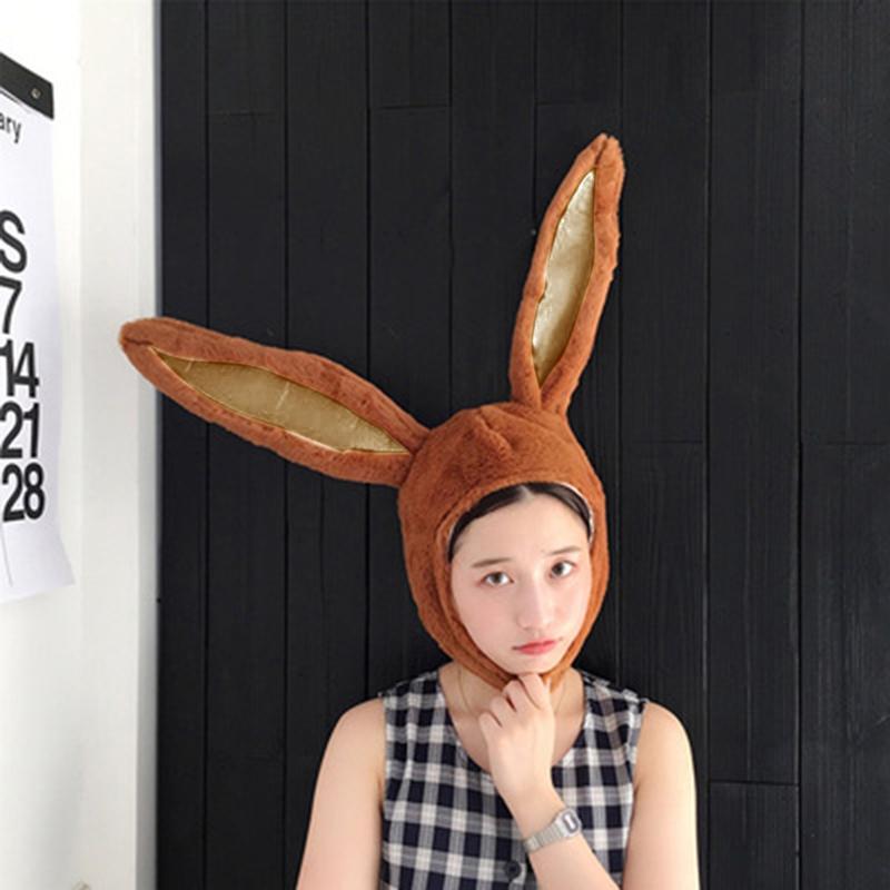 

Berets Cute Plus Ears Hat Earflap Cap Women 2021 Winter Head Warm For Girls Funny Kawaii Toys Gift Year 2022, White