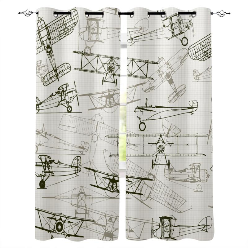 

Curtain & Drapes Texture Ancient Military Armed Forces Fighter Curtains In The Bedroom Living Room Hall For Home Kitchen Window Treatments