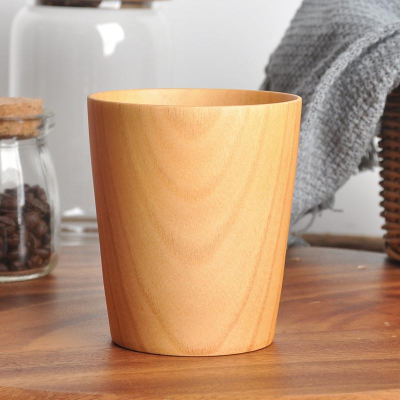 

Cups & Saucers 270ML Wooden Tea Solid Wood Cup Teacups Coffee Mug Wine For Drinking Beer Drinks
