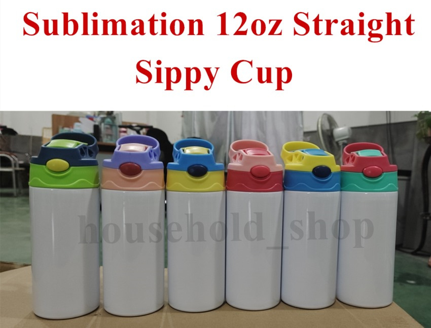 

Straight Tumblers Sublimation Sippy Cup White Blanks Bounce Mug Double Wall Vacuum Water Bottle Insulation A02, Customize