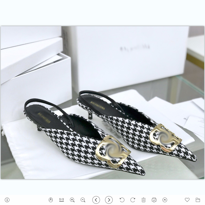 

2021 Good Quality Fashion Women Luxurys Designers Shoes Designer Sandals Womens Luxury High Heels Sandal Dress Shoess With Box Size 35-41 -G510, Black