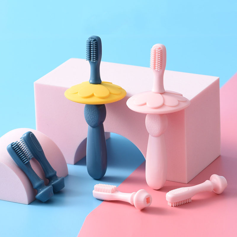 

Kids Soft Silicone Training Toothbrush Baby Children Dental Oral Care Tooth Brush Tool Baby Kid Tooth Brush Baby Items