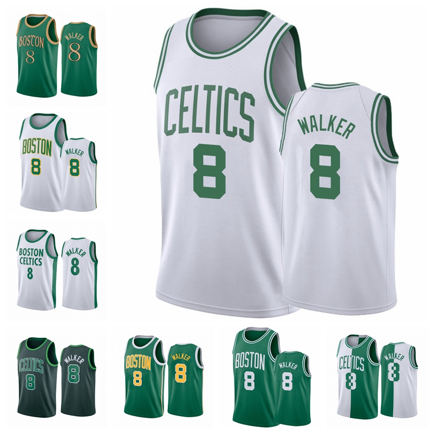 

2020-21 BostonCelticsMEN Kemba Walker Earned Green #8 Basketball Jersey