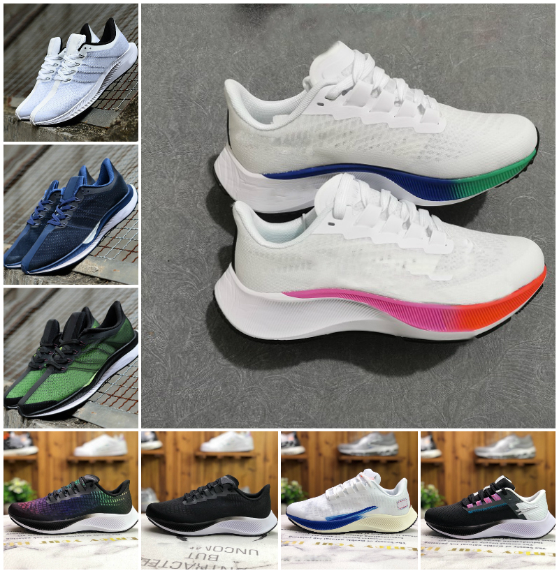 

Top Quality Zoom Pegasus 35 Turbo 37 Premium Blue Ribbon Running Shoes 38 Flyease Mens Women Trainers Breathable Net Gauze Hyper Violet Casual Sport Luxury Sneakers, F003