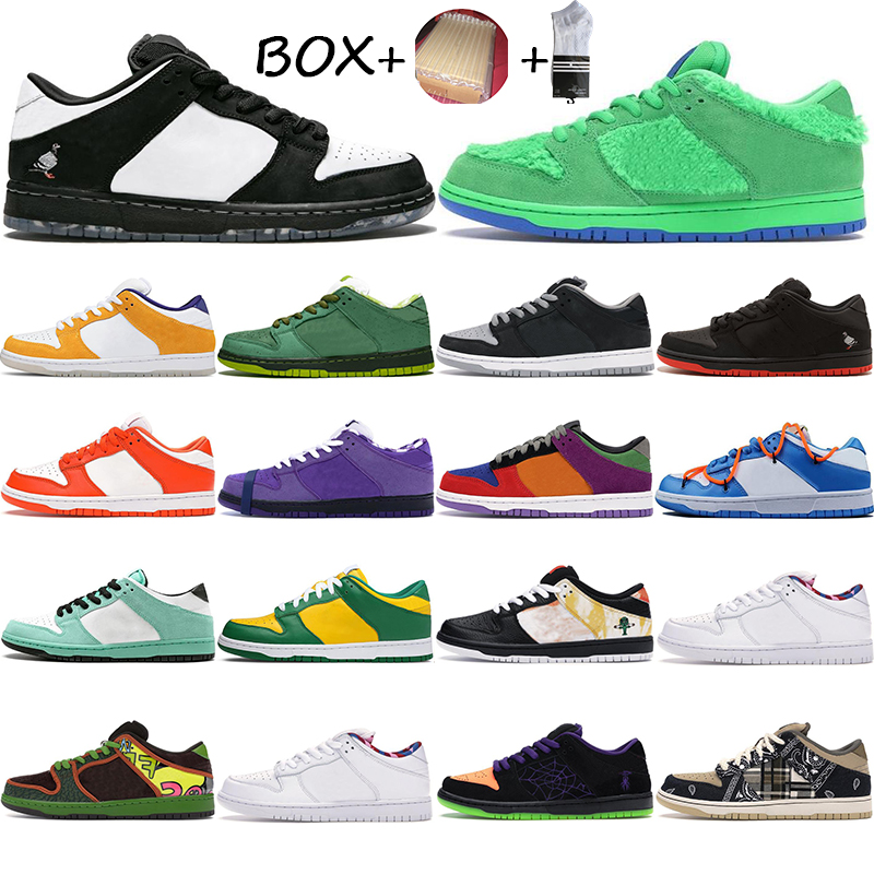 

with box Low running shoes for men women Kentucky University Red bear Purple Lobster Syracuse Valentines Day Brazil womens trainers outdoor sports sneakers, #34