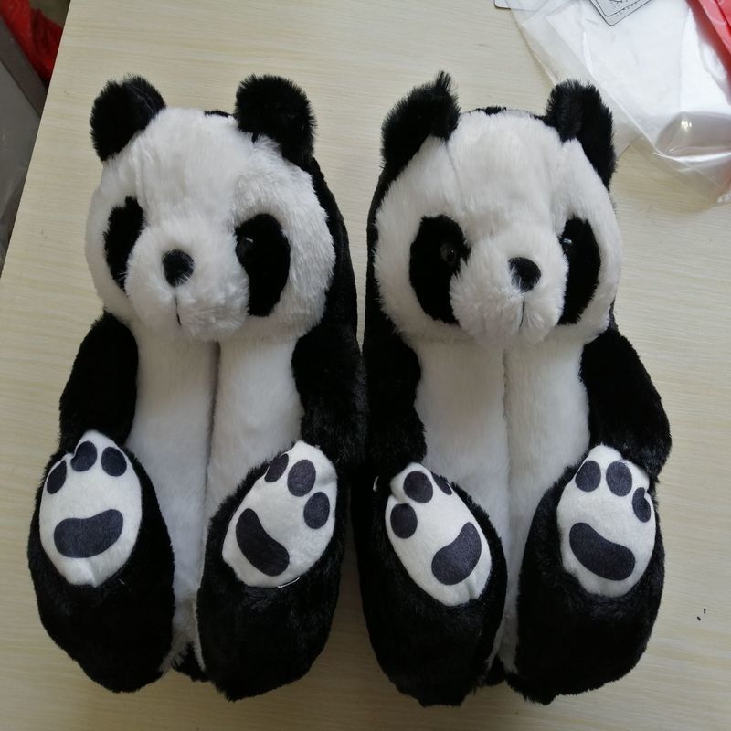 

Fashion Cute Panda slippers doll